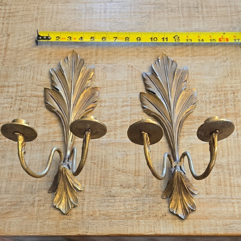Pier 1 Gold Leaf Wall Hooks